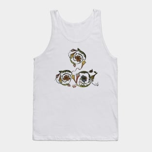 Floral Artwork Tank Top